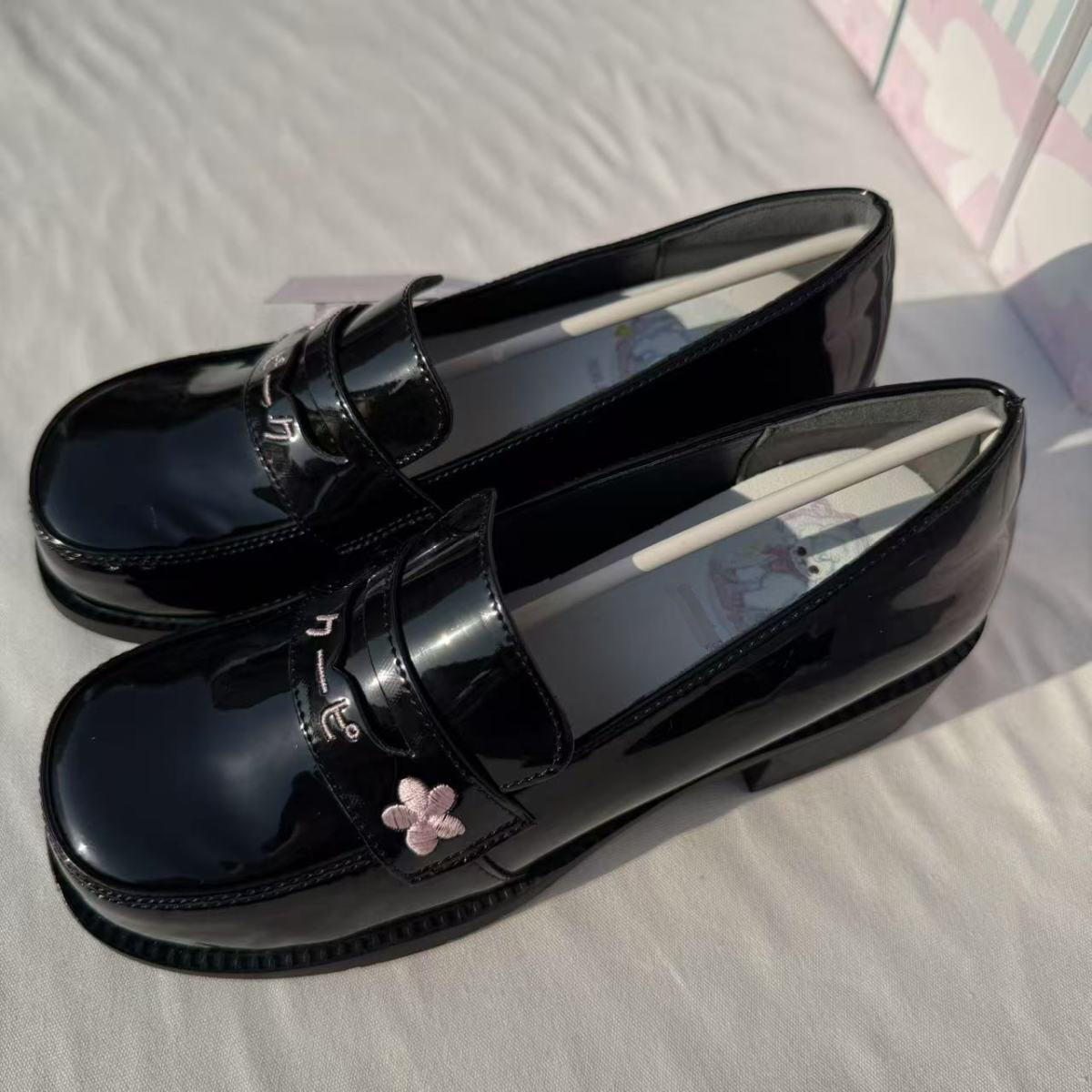 Women'S Shoes Kitten Heels - Lindos Sapatos Estilo Japonês para Meninas