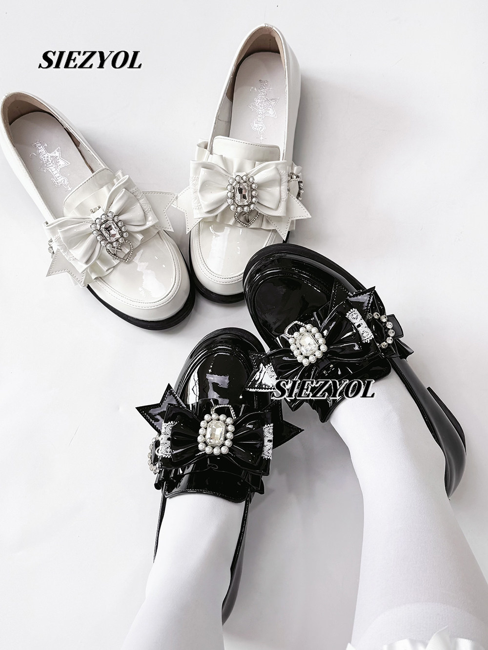 Women'S Shoes Round Toe - Sapatos Casuais de Couro Estilo Japonês