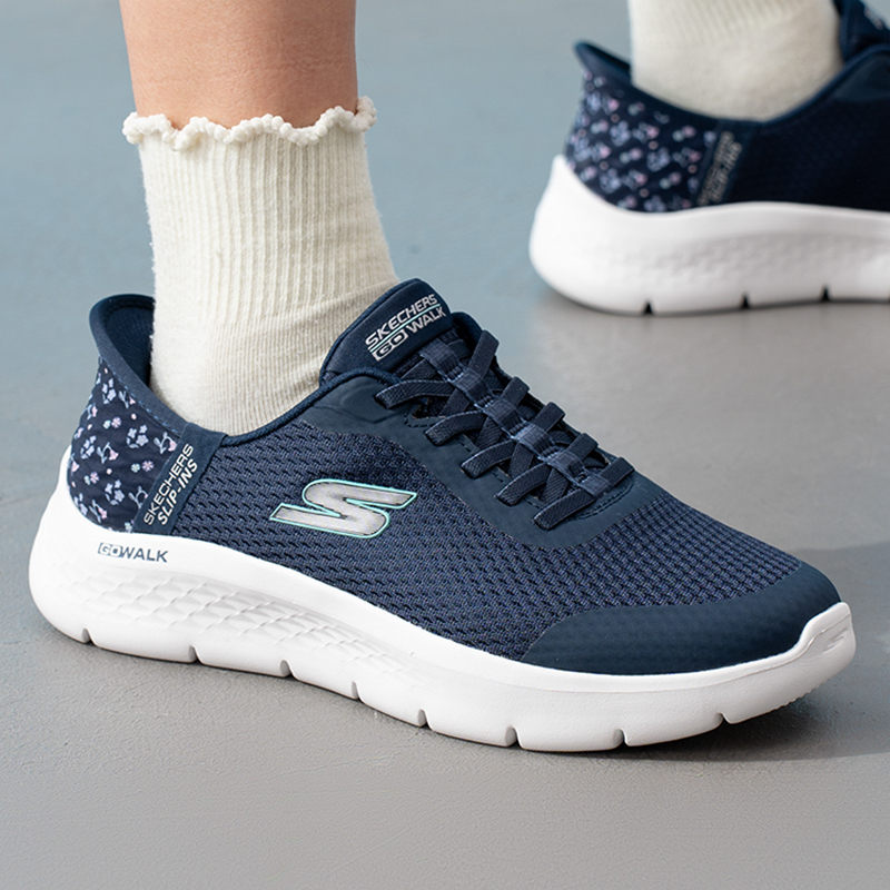 Women Shoes Skechers - Skechers 125525-NVY Tênis Femininos Slip-On para