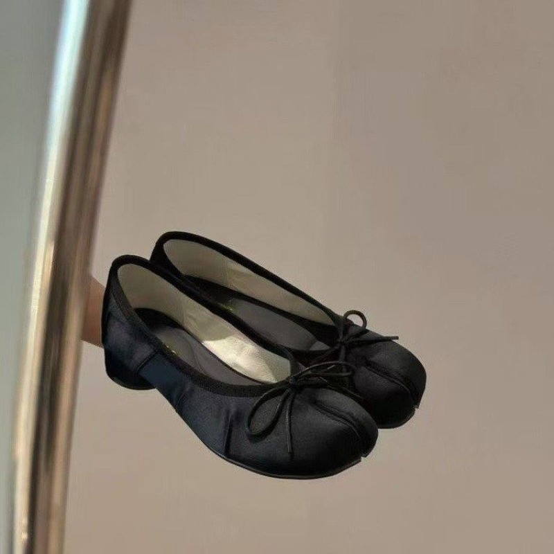 Women'S Shoes Round Toe - Sapatos Femininos Slip-on Sweet Bow Primavera