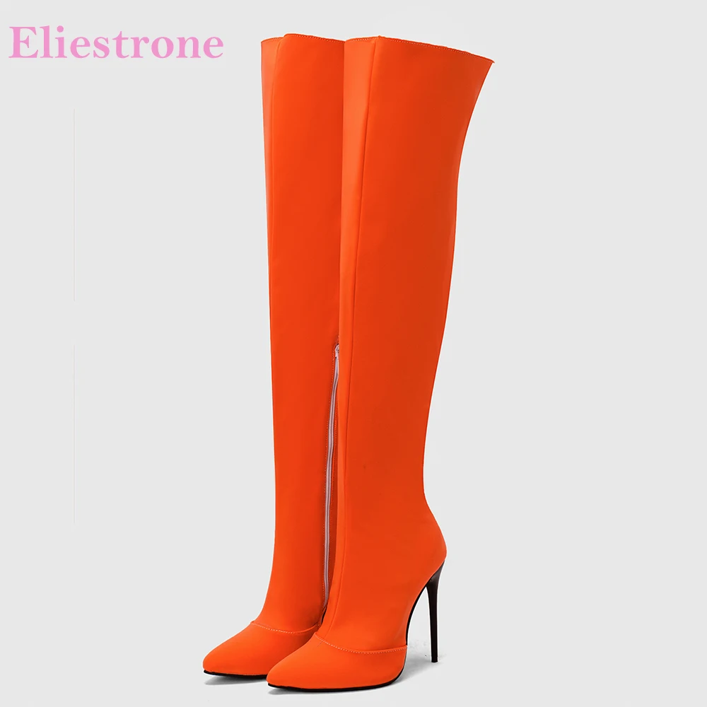Women'S Shoes Size 12 - Novo inverno glamour laranja amarelo feminino
