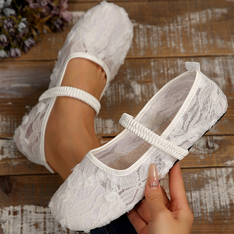 Women'S Shoes Round Toe - Mulher sapatos de malha respirável sapatos