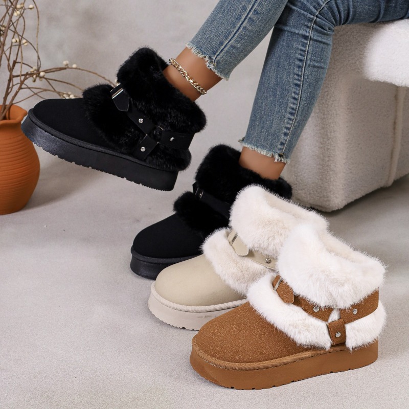 Women'S Shoes Size 12 - Botas de Neve de Pelúcia Femininas