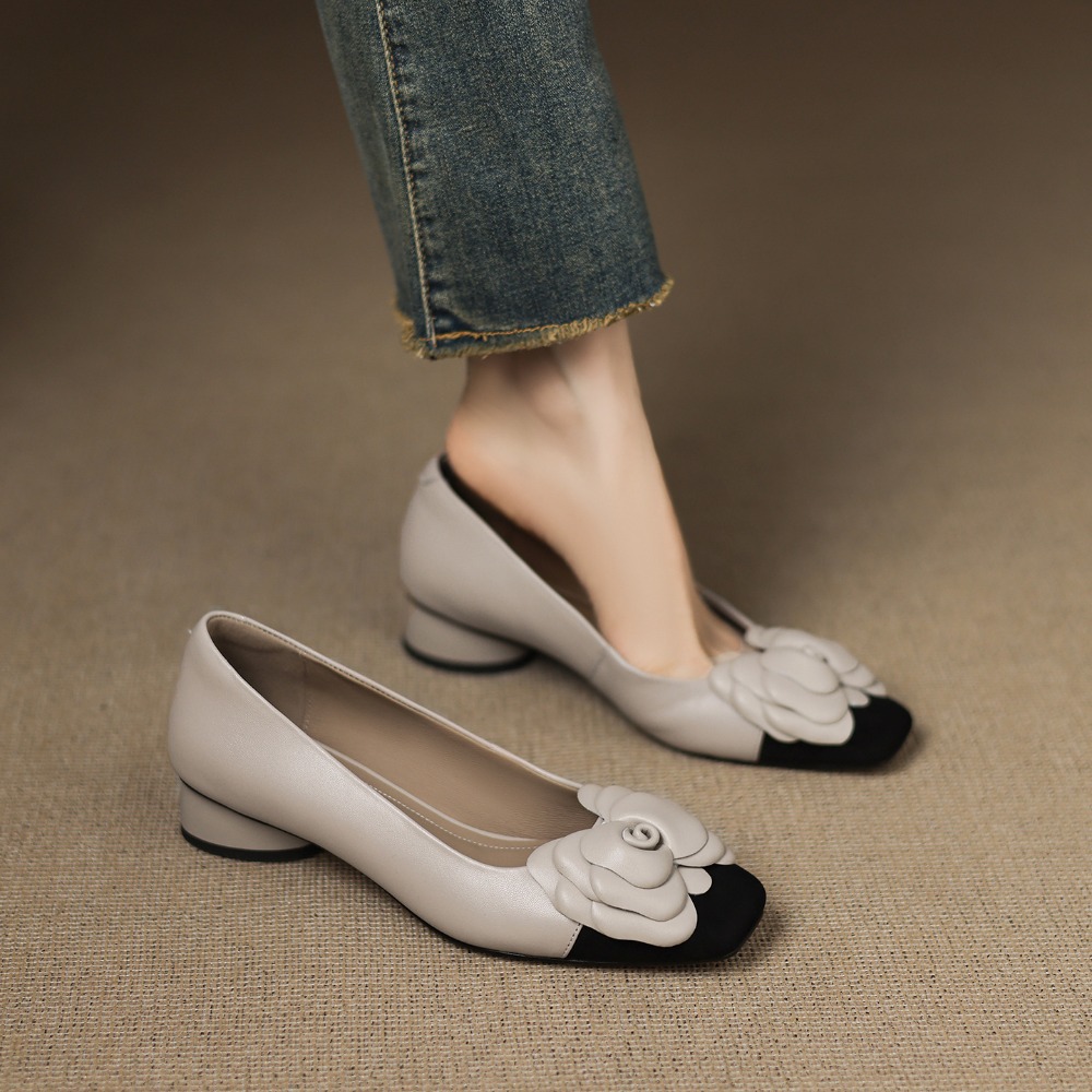 Moda flor único sapatos outono - Women'S Shoes In Fashion avaliação e preço