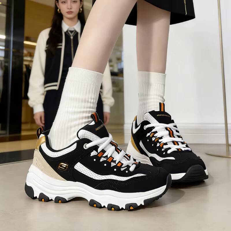 Tênis Chunky Skechers D Lites  - Women Shoes Skechers avaliação e preço