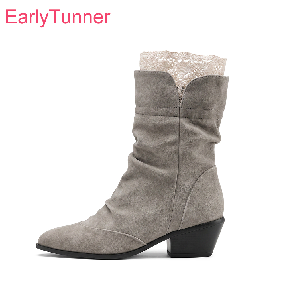 Botas Femininas de Inverno 202 - Women'S Shoes Size 12 avaliação e preço