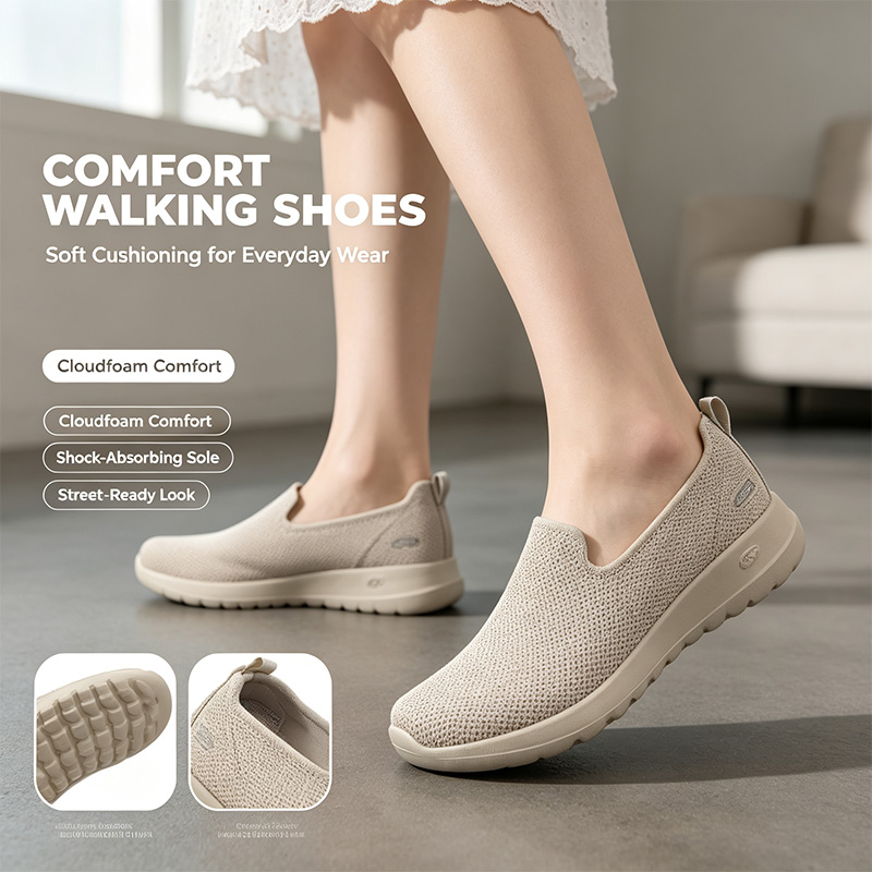 Sapatos Slip-On Femininos Orig - Women Shoes Skechers avaliação e preço