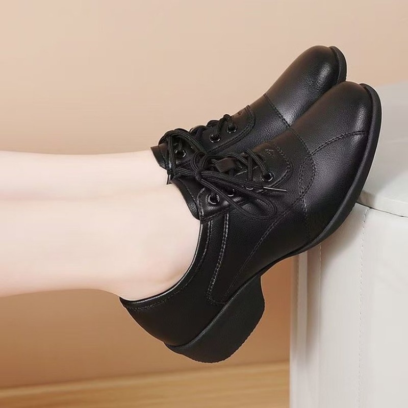 Tênis femininos de salto baixo - Women'S Shoes Round Toe avaliação e preço