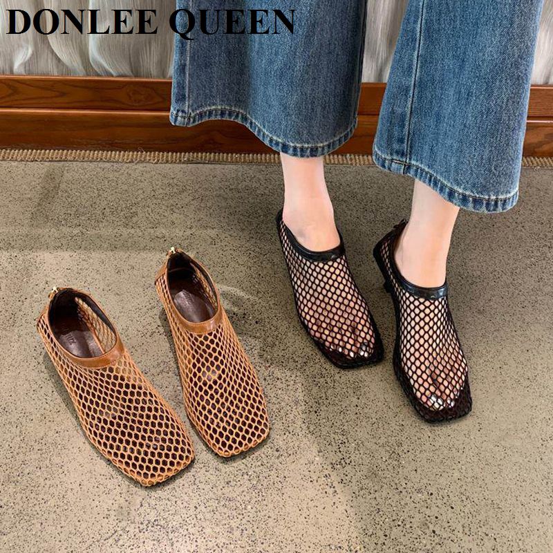 Sandálias Mule Vintage de Malh - Women'S Shoes Kitten Heels avaliação e preço