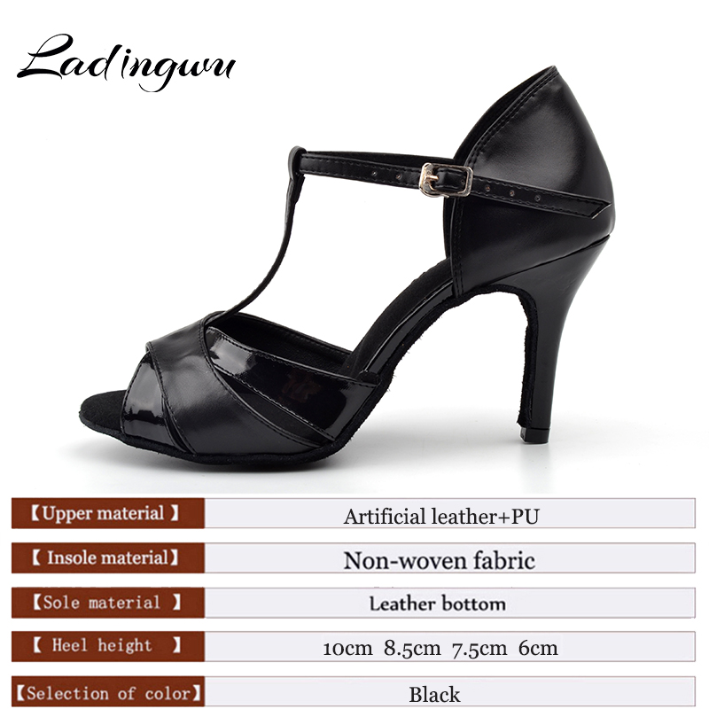 Ladingwu-Sapatos De Dança Pret - Women'S Shoes Z avaliação e preço