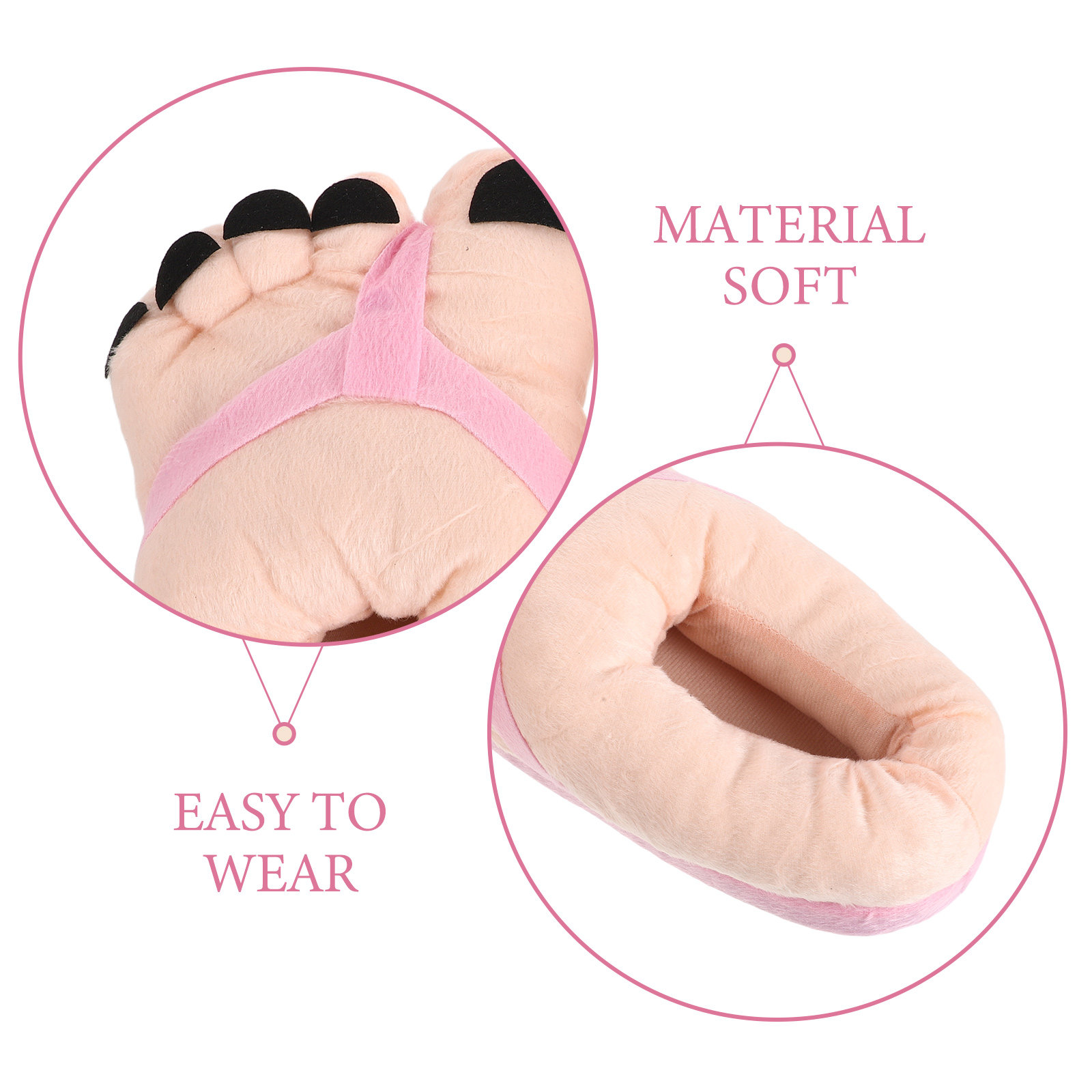 1 Par de Pantufas Engraçadas e - Women Shoes For Big Feet avaliação e preço
